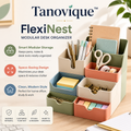 Tanovique™ FlexiNest Modular Desk Organizer