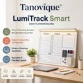 Tanovique™ LumiTrack Smart Desk Planner Board