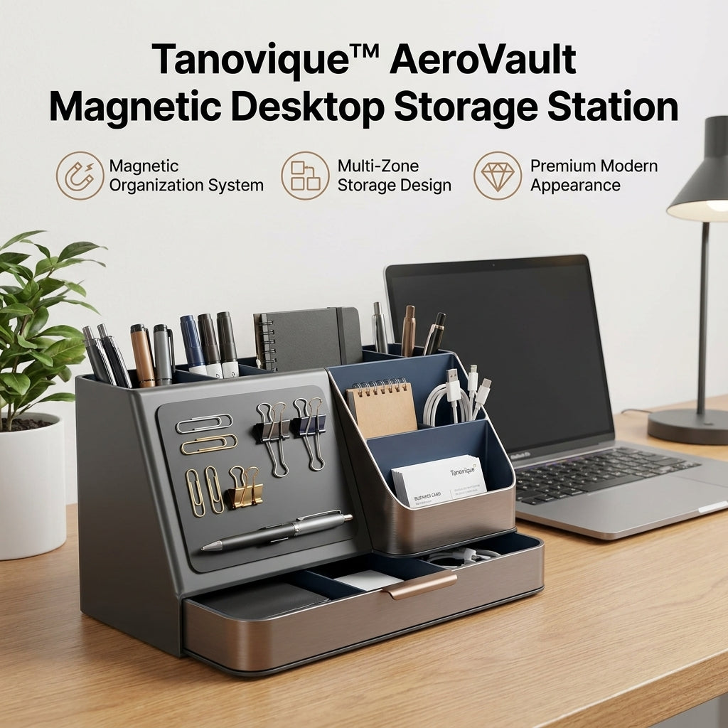 Tanovique™ AeroVault Magnetic Desktop Storage Station