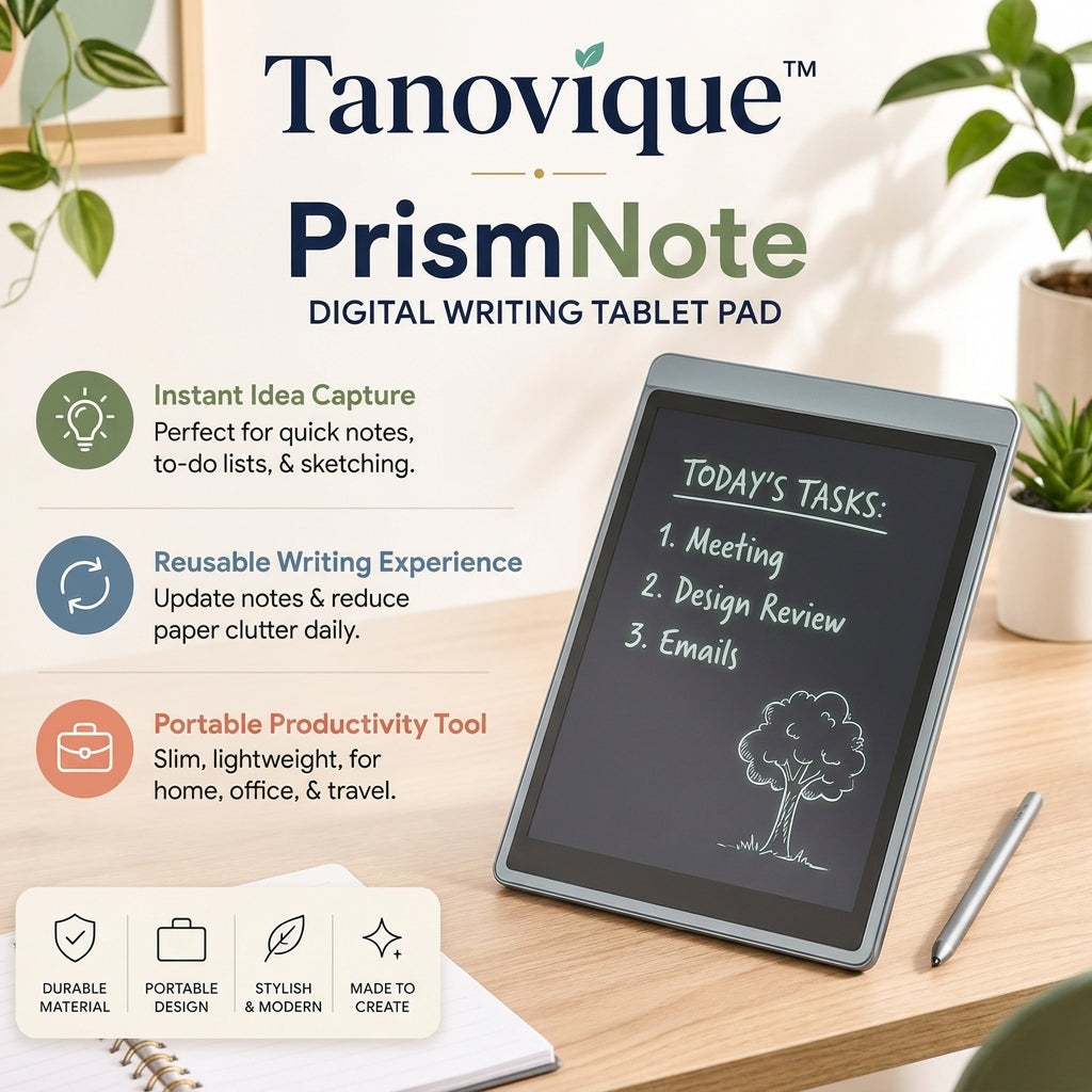 Tanovique™ PrismNote Digital Writing Tablet Pad